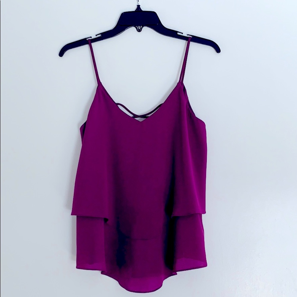 🎉HP 11/2🎉Francesca’s Collections Size S Sheer Tank Top - Picture 2 of 4